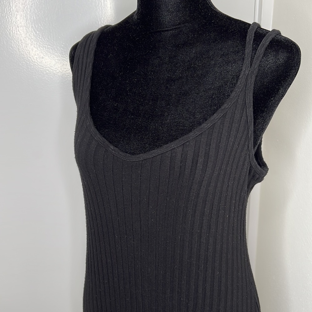 THE RANGE Ribbed Suspended Tank Midi Dress - Picture 3 of 15
